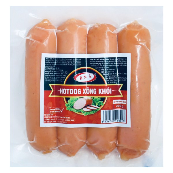 Xúc Xích Hot Dog Xông Khói Đông Nam Á Gói 200G