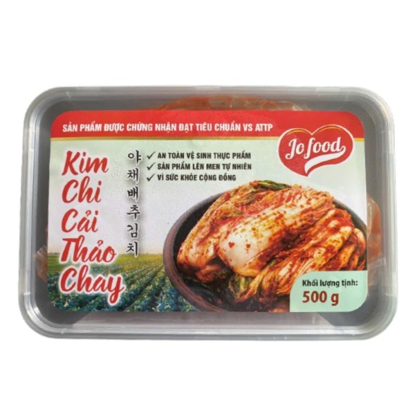 Kim Chi Jo Food Cải Thảo Chay Hộp 500G