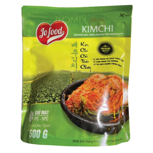 Kim Chi Jo Food Cải Thảo Chay Gói 500G