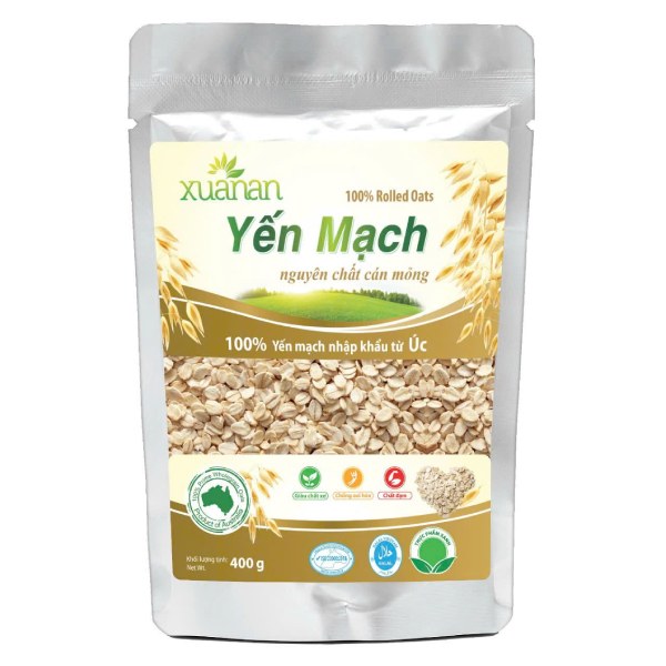 (Only Emartmall) Yến Mạch Xuân An Nguyên Chất Cán Mỏng Túi 400G