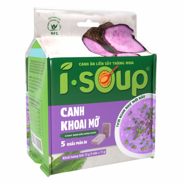 Canh Khoai Mỡ Chay Ăn Liền NFC I-Soup Gói 55G