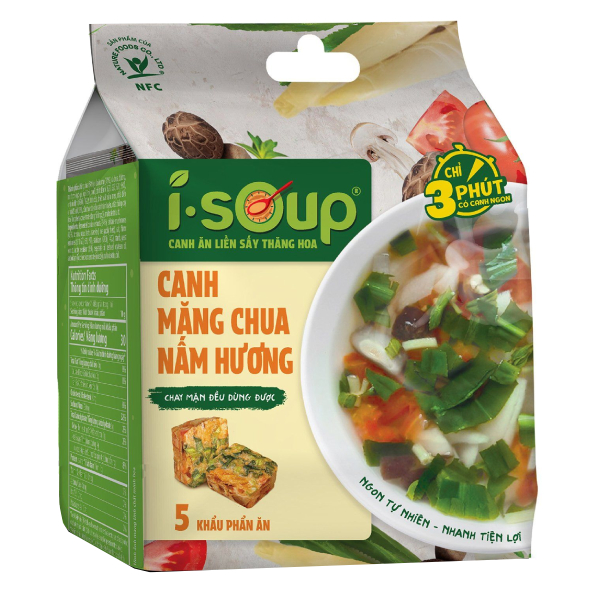 Canh Măng Chua Nấm Hương NFC I-Soup Gói 50G