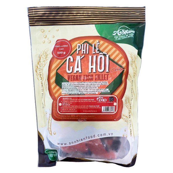 Phi Lê Cá Hồi Chay Đông Lạnh An Nhiên 500G