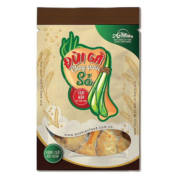 Đùi Gà Chay Quấn Sả An Nhiên Túi 500G