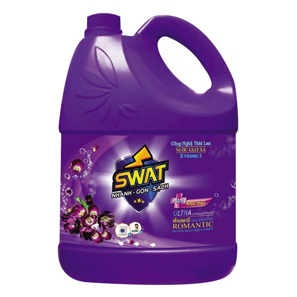 Nước Giặt Xả Swat Romantic Bình 3.8Kg