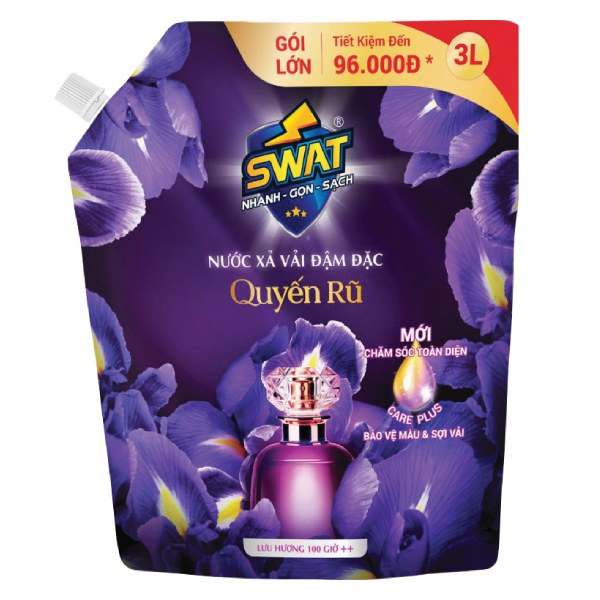 Nước Xả Vải Swat Hương Quyến Rũ Túi 3L