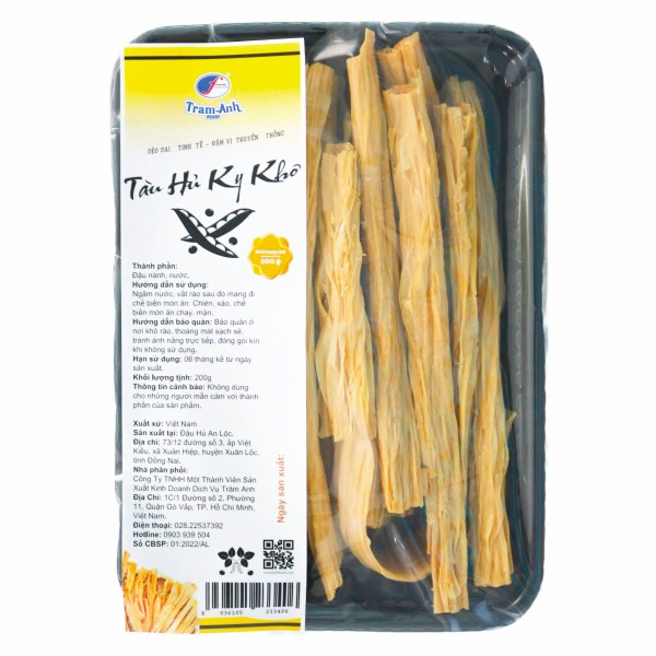 Tàu Hủ Ky Khô Dạng Sợi Trâm Anh Food 200G