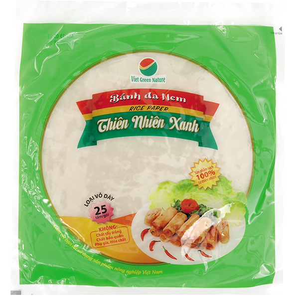 Bánh Đa Nem Thiên Nhiên Xanh 200G