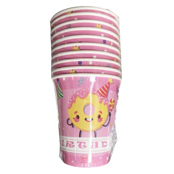 Ly Giấy Hunufa In Hình 120Z Lốc 10 Cái*360Ml