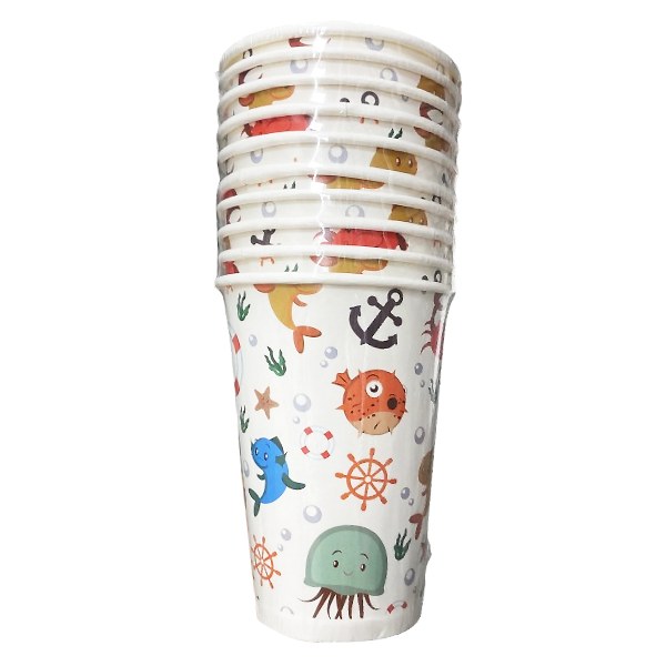 Ly Giấy Hunufa In Hình 160Z Lốc 10 Cái*360Ml