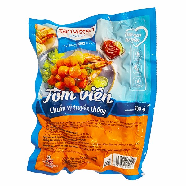 Tôm Viên Tân Việt Sin Gói 500G