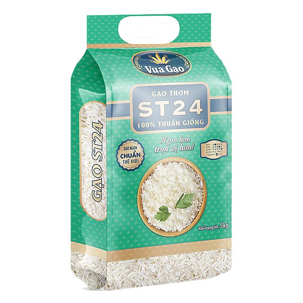 Gạo Thơm ST24 Vua Gạo 5Kg