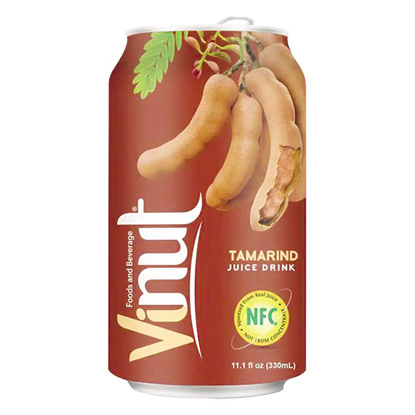 (Only Emartmall) Nước Ép Trái Cây Vinut Vị Me Lon 330Ml