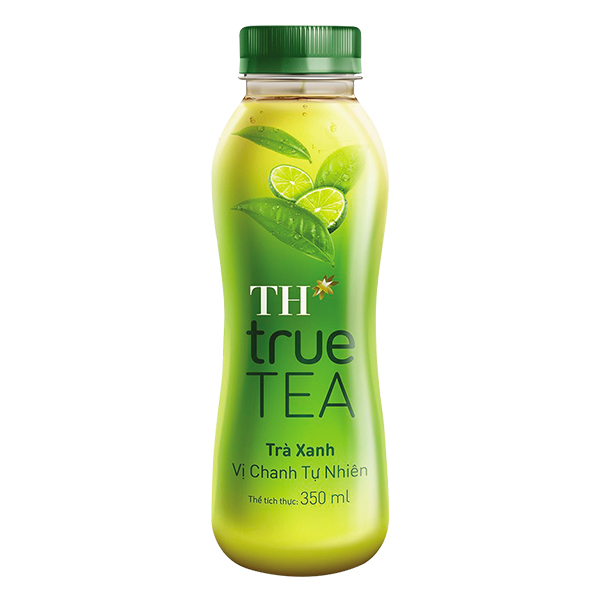 Trà Xanh TH True Tea Vị Chanh Chai 350Ml