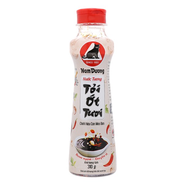 Nước Tương Tỏi Ớt Nam Dương Chai 310G
