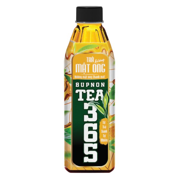 Trà Bupnon 365 Mật Ong Chai 500Ml