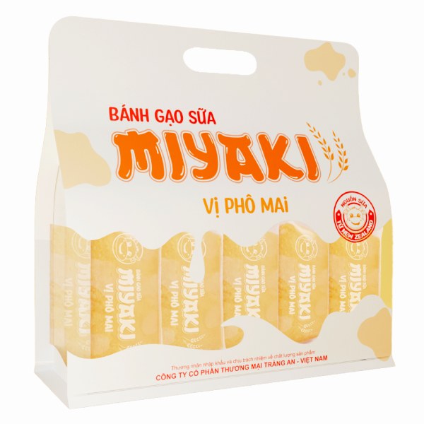 Bánh Gạo Sữa Miyaki Vị Phô Mai Gói 240G
