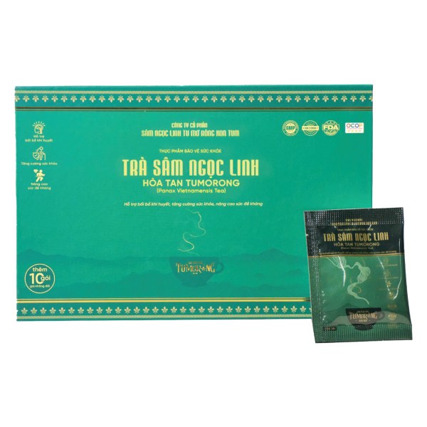 Trà Sâm Ngọc Linh Tu Mơ Rông Hộp 50 Gói 3G