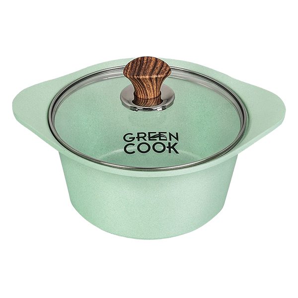 Nồi Đúc Vân Đá Green Cook Xanh Ngọc GCS05-20IH 20Cm