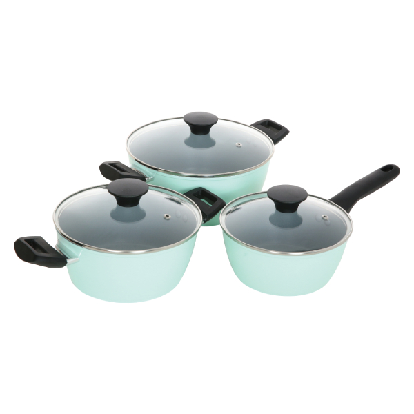 Bộ Nồi Greencook GCS229-T1 18Cm + 20Cm + 24Cm
