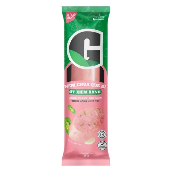 (Only Emartmall) Nem Chua Bì G Ớt Xiêm Xanh Que 45G