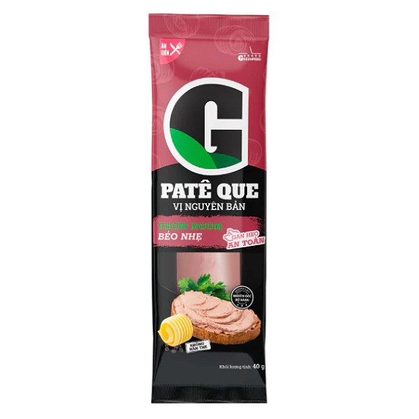 (Only Emartmall) Pate Que G Vị Nguyên Bản Gói 40G