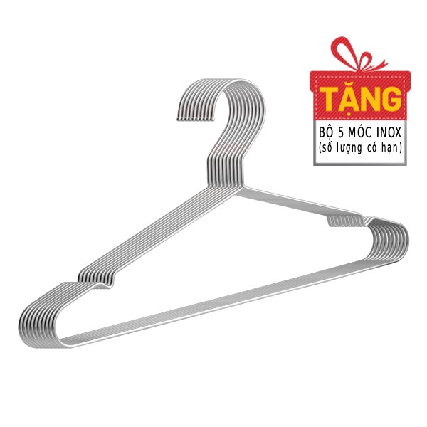 Lô 10 Móc Inox Megahanger X3-D3.2