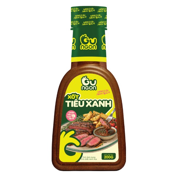 Xốt Gungon Tiêu Xanh Chai 200G