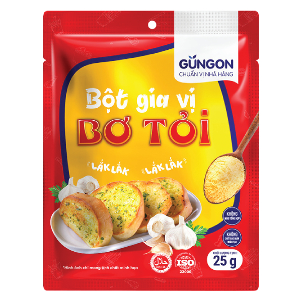 Bột Gia Vị Gungon Bơ Tỏi 25G