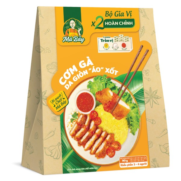 Xốt Gia Vị Hoàn Chỉnh Má Bảy Cơm Gà Da Giòn 90G