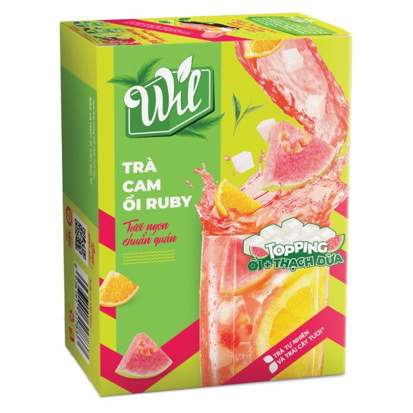 Trà Hòa Tan Wil Ổi Ruby Hộp 220G