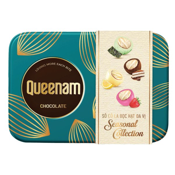 Socola Queenam Seasonal Bọc Hạt Hộp 140G