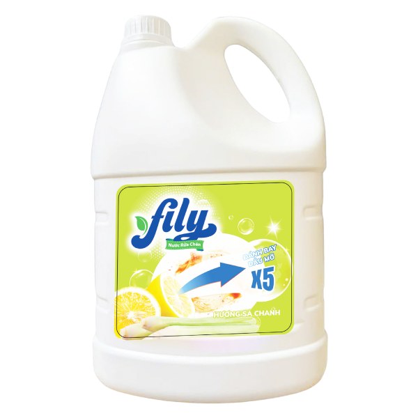 Nước Rửa Chén Fily Max Hương Sả Chanh Bình 3.5Kg