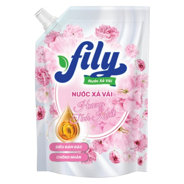 Nước Xả Vải Fily Hương Tinh Khiết Túi 1.3Kg