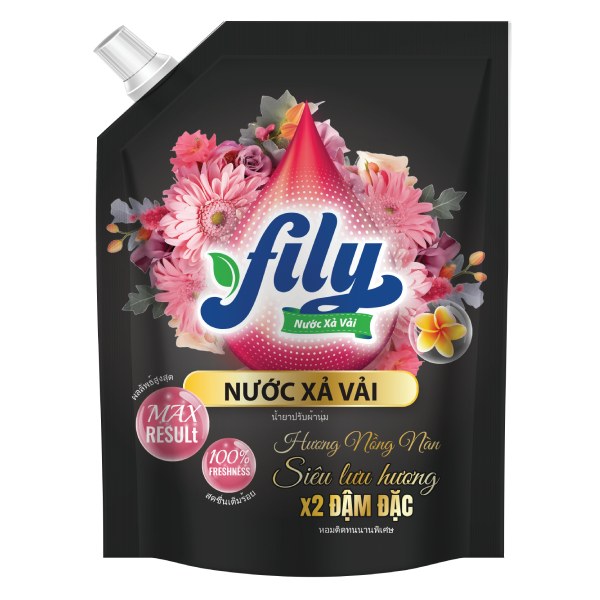 Nước Xả Vải Fily Hương Nồng Nàn Túi 3.2L