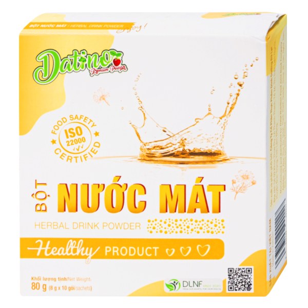 Bột Nước Mát Datino Hộp 10 Gói*8G