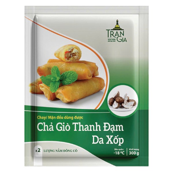 Chả Giò Trần Gia Thanh Đạm Da Xốp Gói 300G