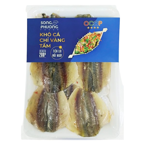 Khô Cá Chỉ Vàng Tẩm Song Phương Khay 200G