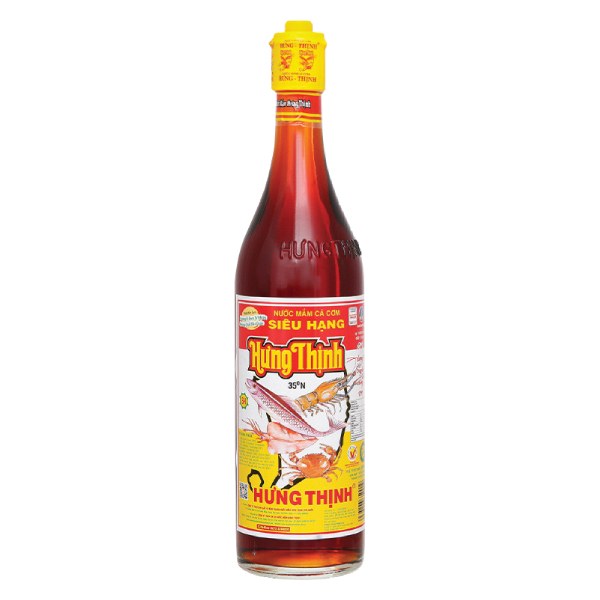 Nước Mắm Hưng Thịnh Cá Cơm Siêu Hạng 35N 620Ml