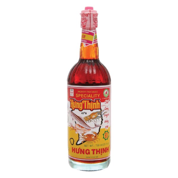 Nước Mắm Hưng Thịnh Cá Cơm Đặc Sản 40N 750Ml