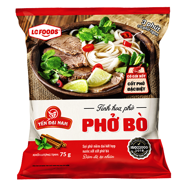 Phở Bò LC Foods Đại Nam Gói 75G
