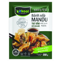 (Only Emartmall) Bánh Xếp Mandu Kitkool Thịt Bằm Kiểu Hàn Quốc Gói 350G