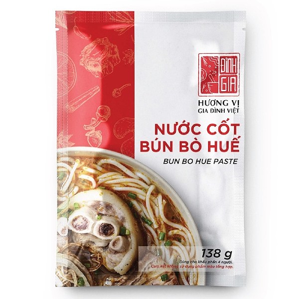 Nước Cốt Bún Bò Huế Đỉnh Gia 138G