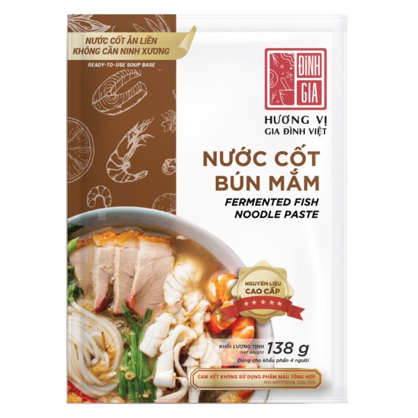 Nước Cốt Đỉnh Gia Bún Mắm Gói 138G