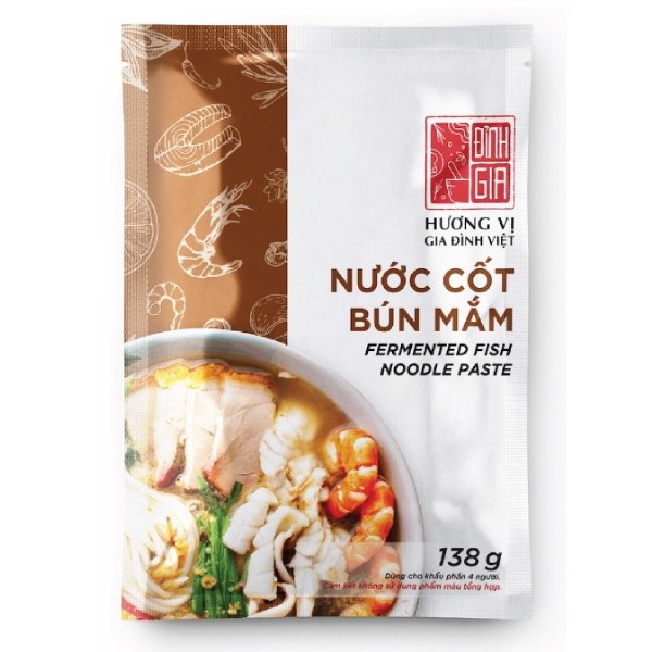 Nước Cốt Bún Mắm Đỉnh Gia 138G