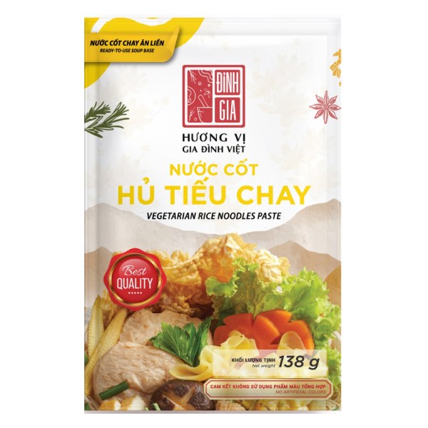 Nước Cốt Đỉnh Gia Hủ Tiếu Chay Gói 138G