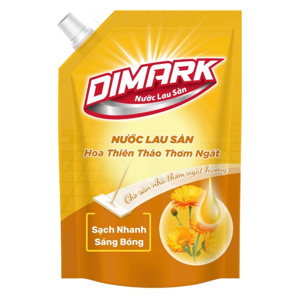 Nước Lau Sàn Dimark Hương Hoa Thiên Thảo Túi 3.5Kg