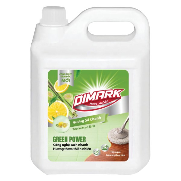 Nước Lau Sàn Dimark Hương Sả Chanh Bình 5Kg