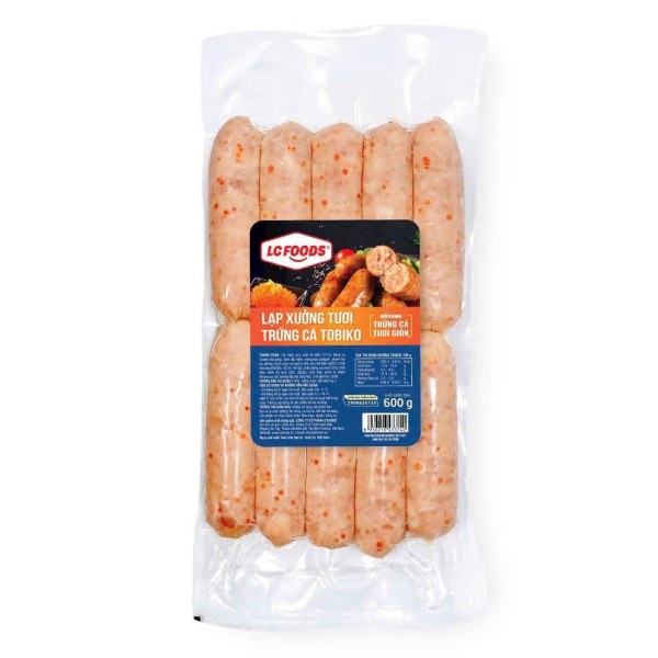 Lạp Xưởng Tươi Trứng Cá Tobiko LC Foods 600G