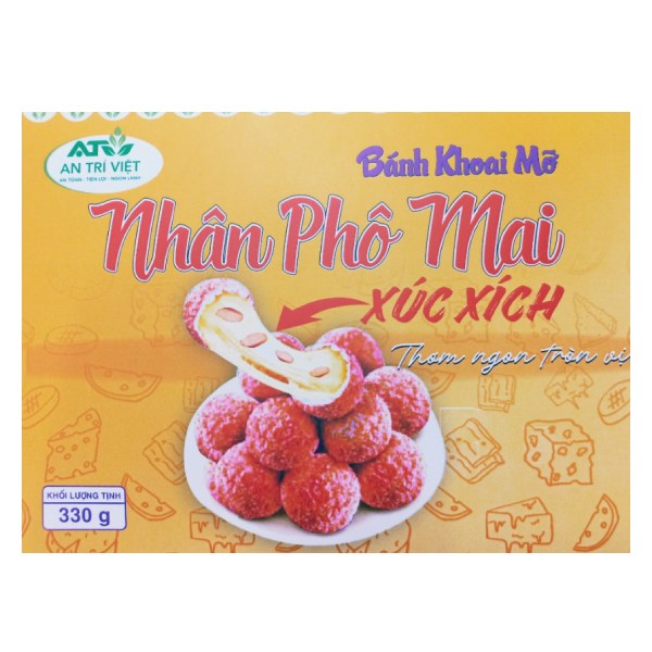 Bánh Khoai Mỡ An Trí Việt Phô Mai Xúc Xích 330G